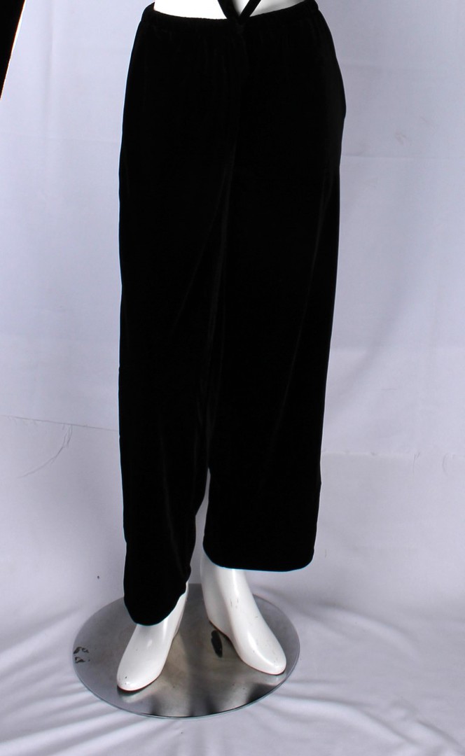 ALICE & LILY winter warm velvet pants black Sizes S,XL only STYLE: AL/530/PANT/BLK image 0